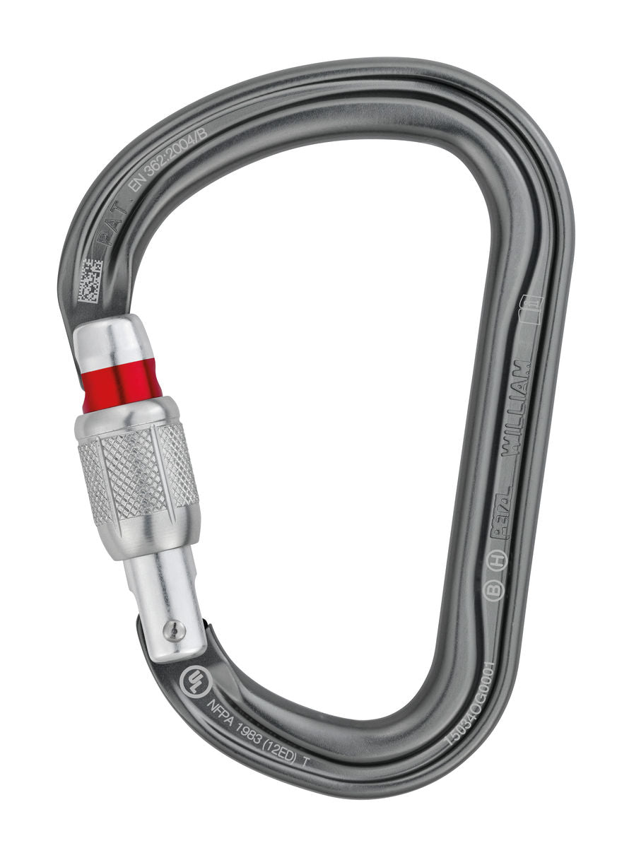 Carabiner WILLIAM SCREW-LOCK