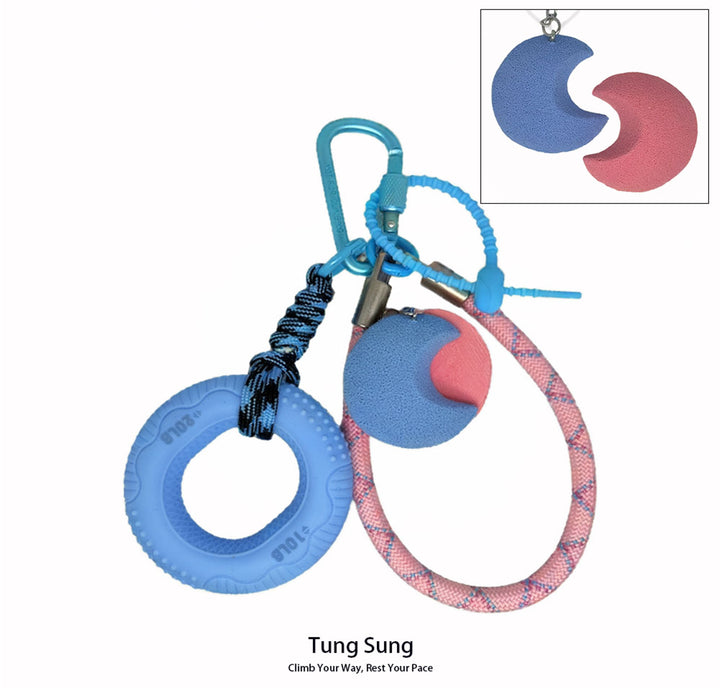 Grip Ring + Fidget Toy Keychain