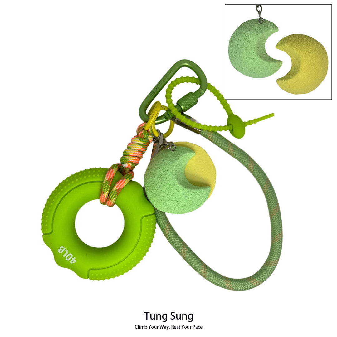 Grip Ring + Fidget Toy Keychain