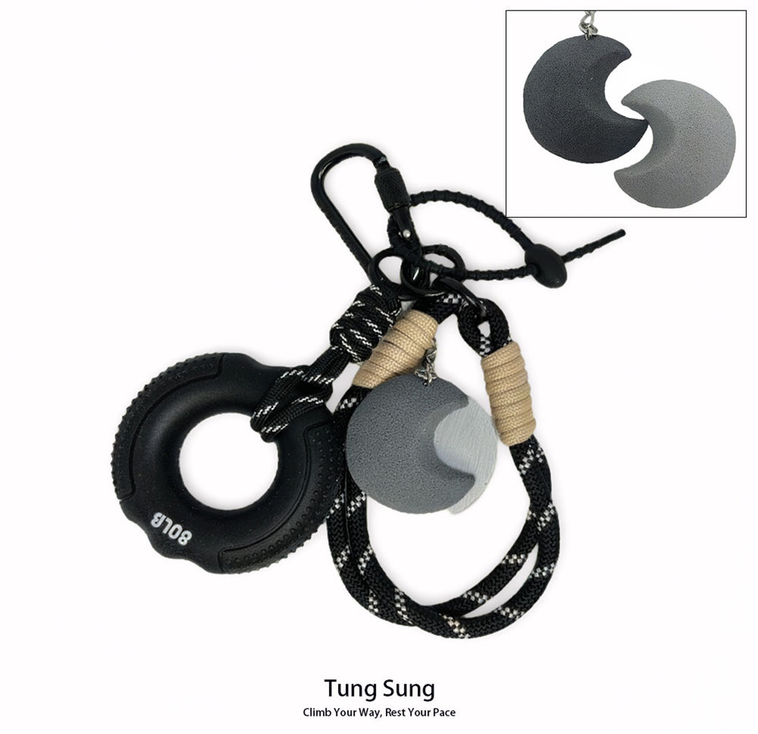 Grip Ring + Fidget Toy Keychain