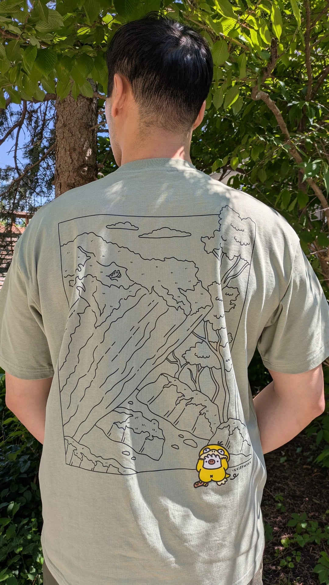 Psyduck Boulders Oversized Tee