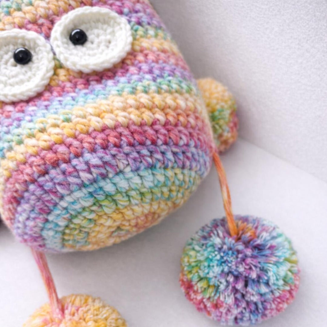 Crochet Watercolour Monster Chalk Bag
