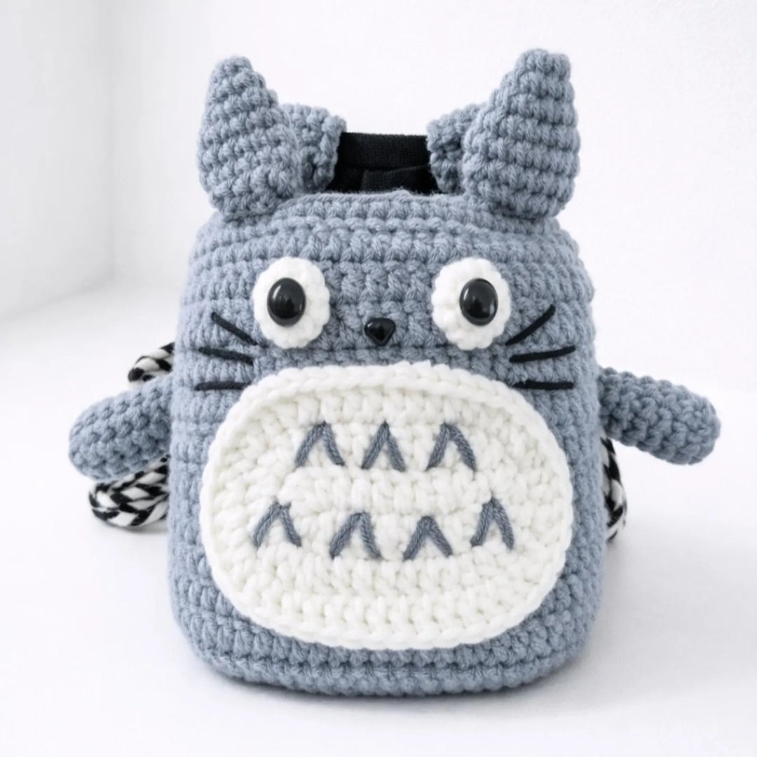 Crochet Totoro Chalk Bag