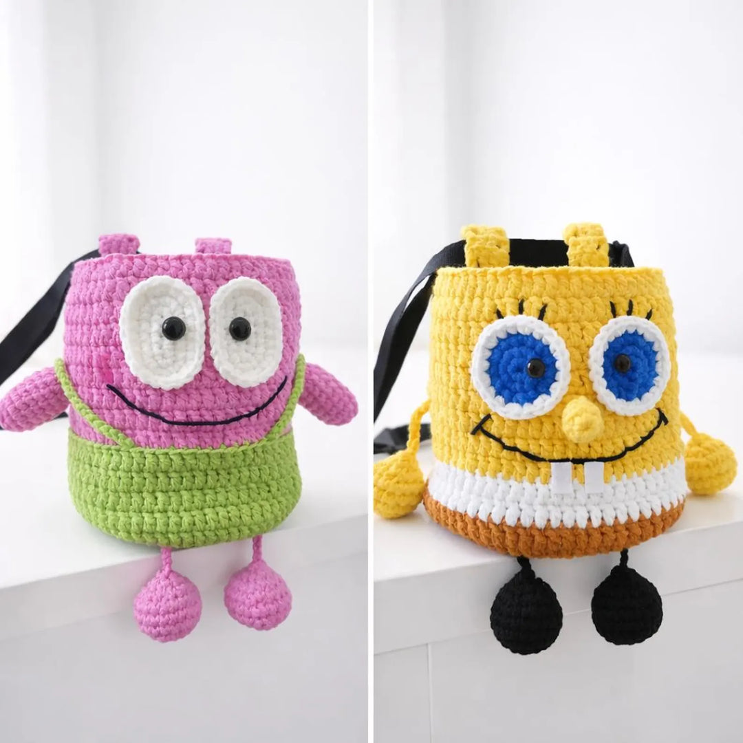 Crochet Marine Neighbors Chalk Bag
