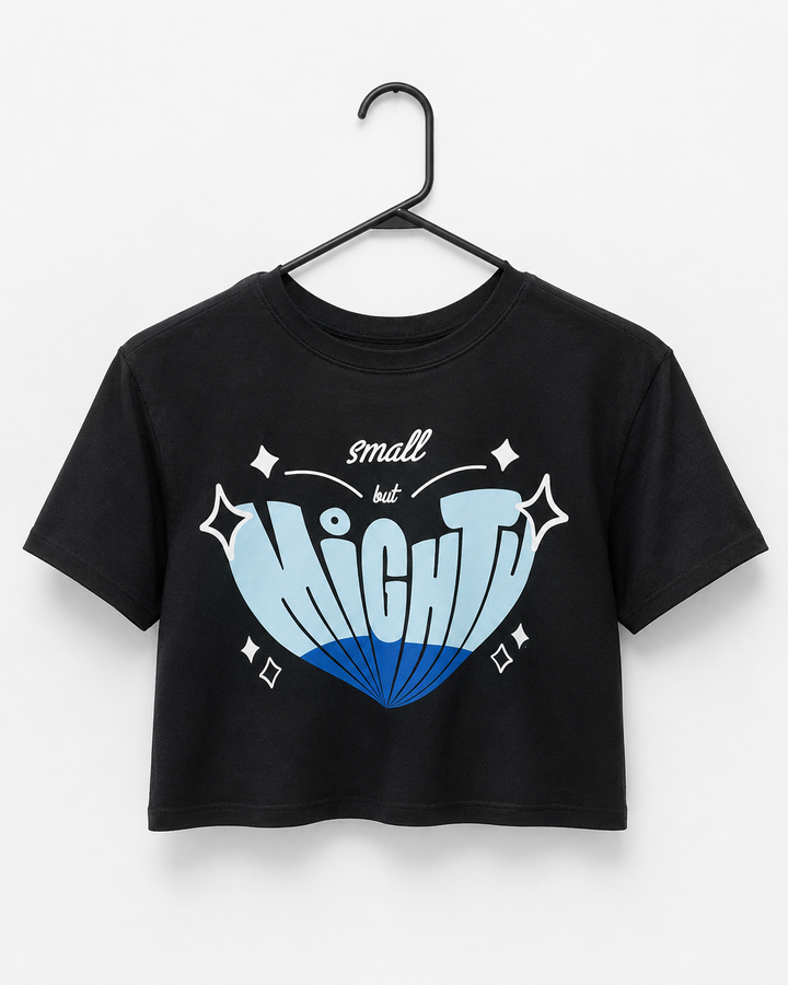 SENDSHINE Small But Mighty Cropped Tee