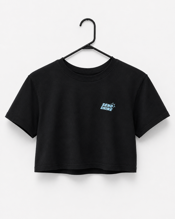 SENDSHINE Small But Mighty Cropped Tee