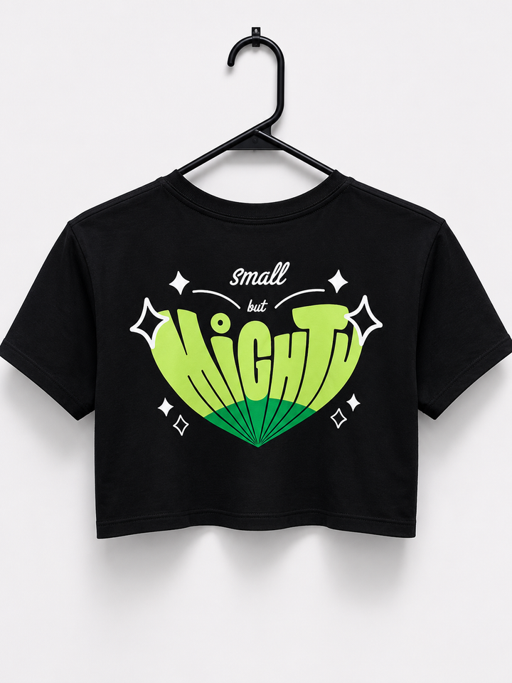SENDSHINE Small But Mighty Cropped Tee