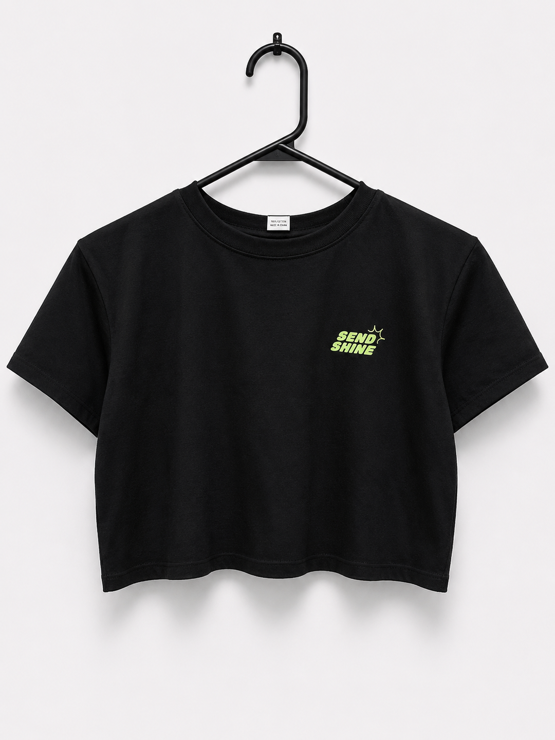 SENDSHINE Small But Mighty Cropped Tee